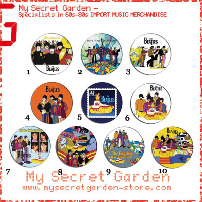 The Beatles - Yxxxx Submarine Pinback Button Badge Set 1a or 1b ( or Hair Ties / 4.4 cm Badge / Magnet / Keychain Set )